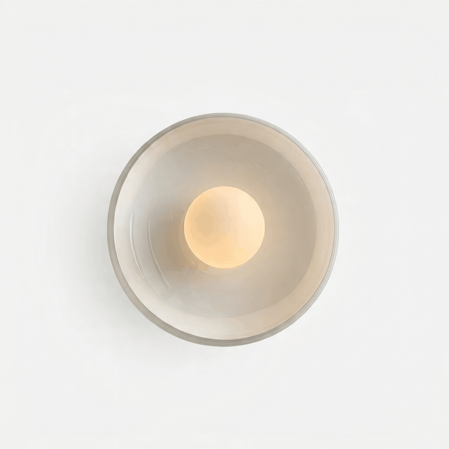 Designer Medieval Cream Glass Wall Lamp