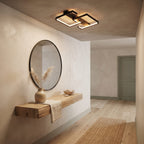 Black Nordic Dimmable LED Ceiling Light with Remote