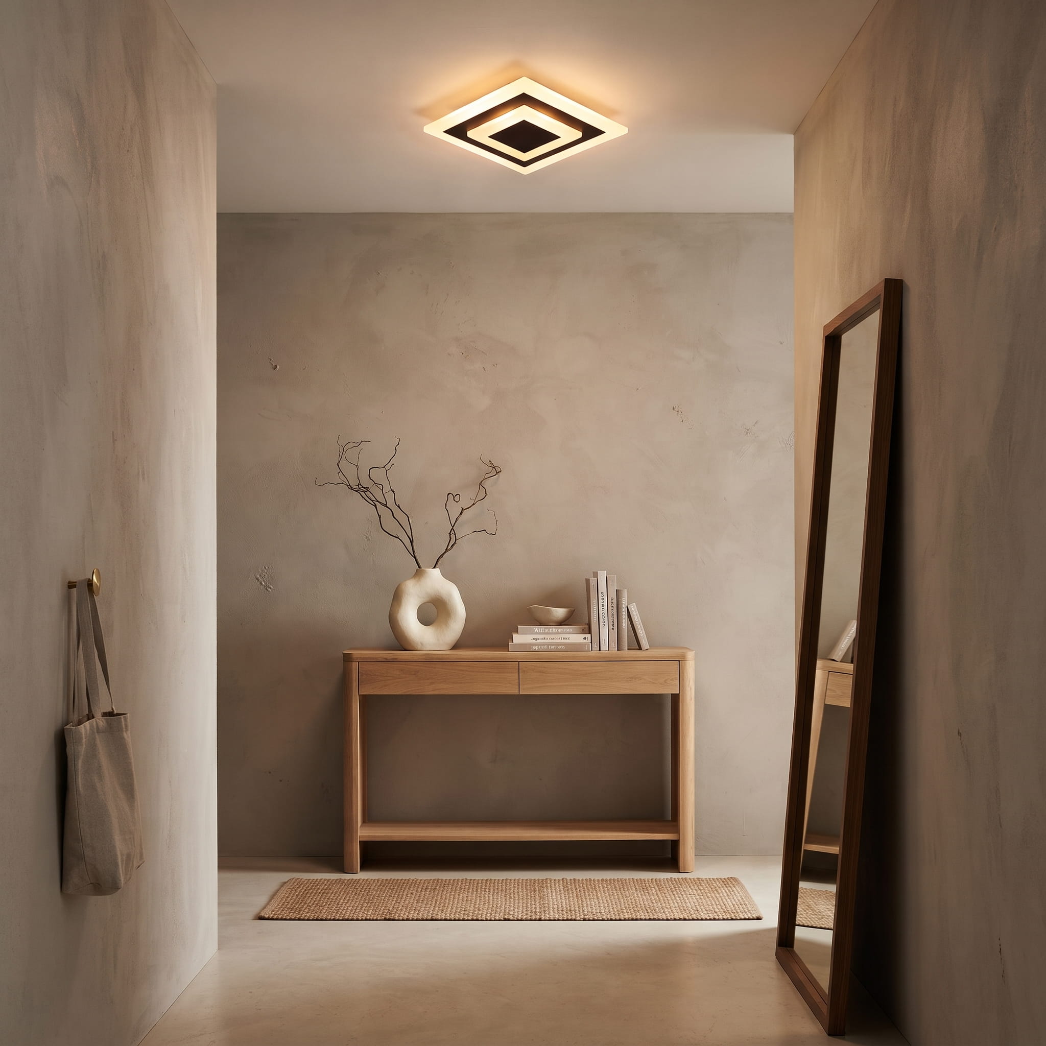 Round or Square Dimmable LED Ceiling Light
