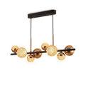 Multi-Head Pendant Light with Remote & LED Bulbs
