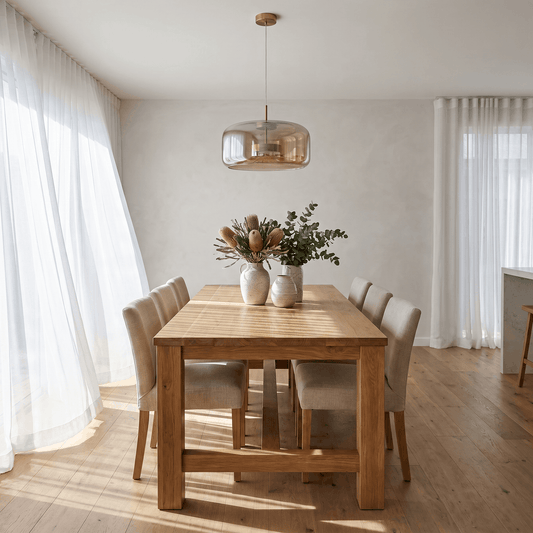 Retro Hailie Smoked Glass LED Pendant Light