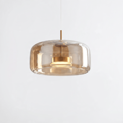 Retro Hailie Smoked Glass LED Pendant Light