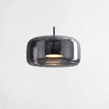 Retro Hailie Smoked Glass LED Pendant Light